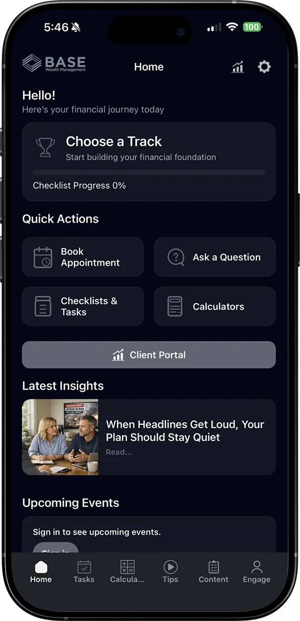 Base Wealth App